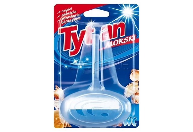 Блок для унітазу TYTAN, ароматизатор двофазний Морський, 1х40г